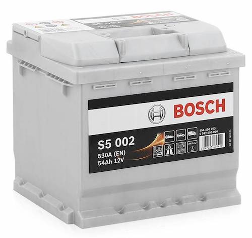 Аккумулятор автомобильный Bosch S5 002 Silver Plus
